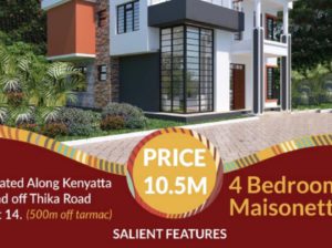 3 Bedroom Bungalows and 4 Bedroom Masionattes