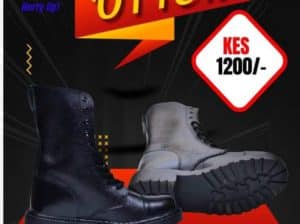 High quality security leather boots